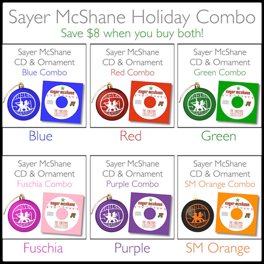 Sayer McShane Ornament/CD Combo