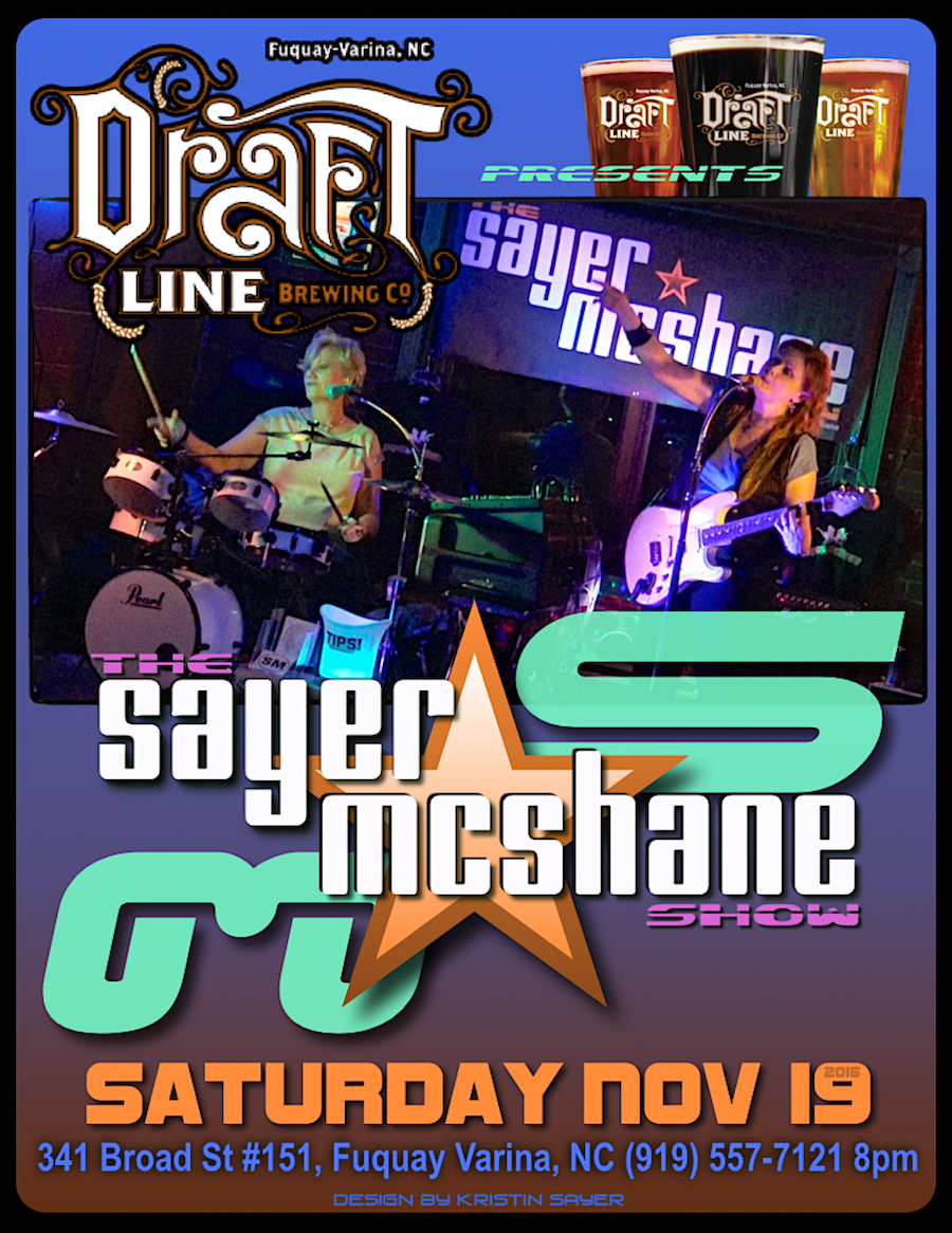 Sayer McShane at the Draft Line Brewery - Fuquay-Varina, NC