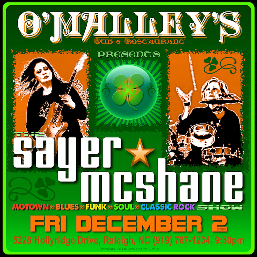 Sayer McShane at O'Malleys Pub - Raleigh, NC