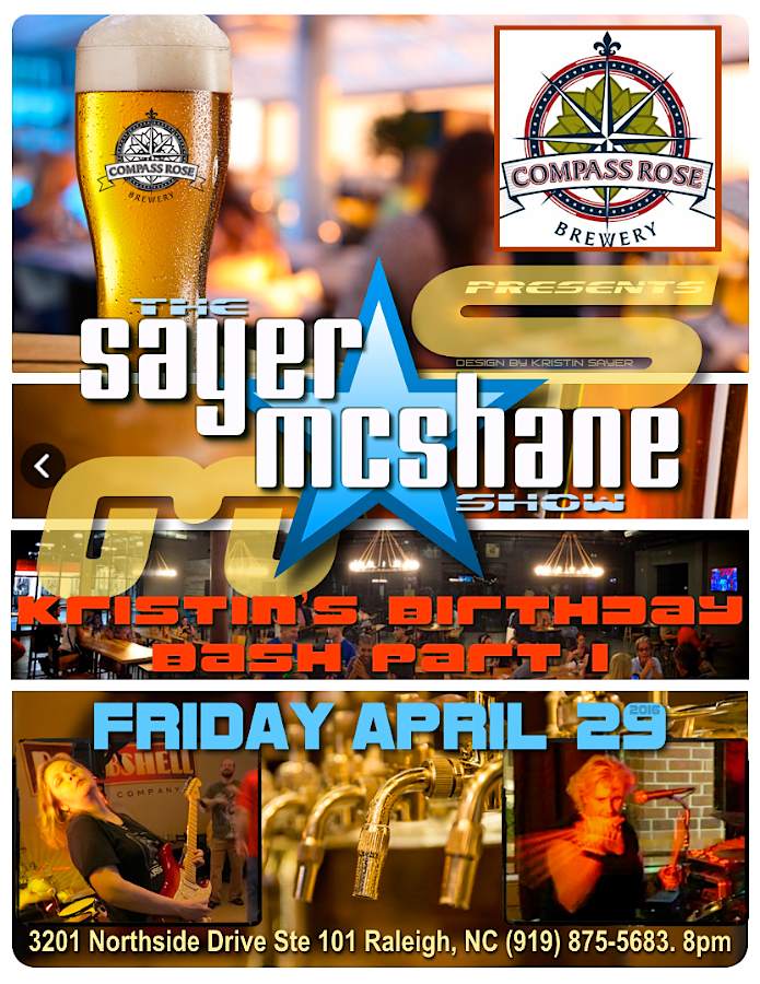 Sayer McShane at Compass Rose Brewery
