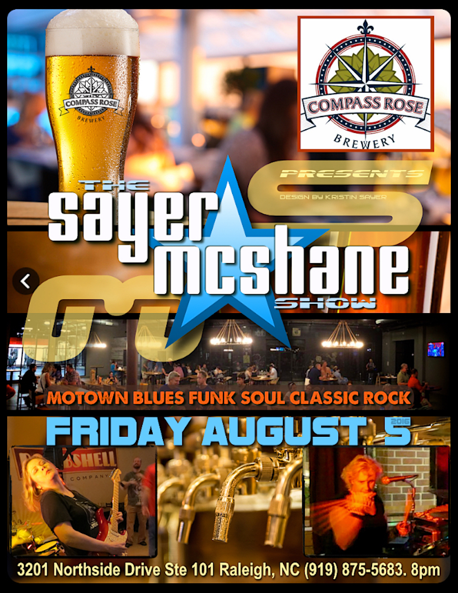 Sayer McShane at Compass Rose Brewery - Raleigh, NC