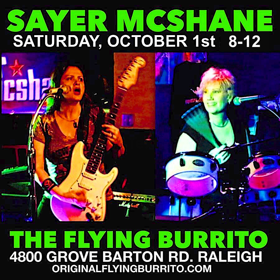 Sayer McShane at Flying Burrito - Durham, NC