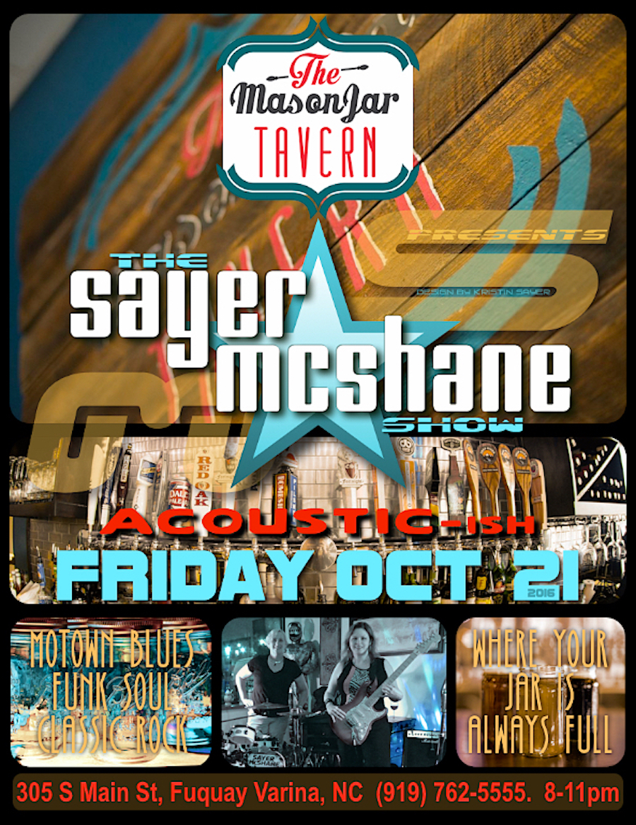 Sayer McShane at Mason Jar Tavern - Fuquay-Varina, NC