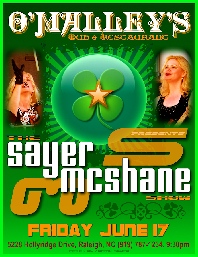 Sayer McShane at O'Malley's Pub in Raleigh, NC