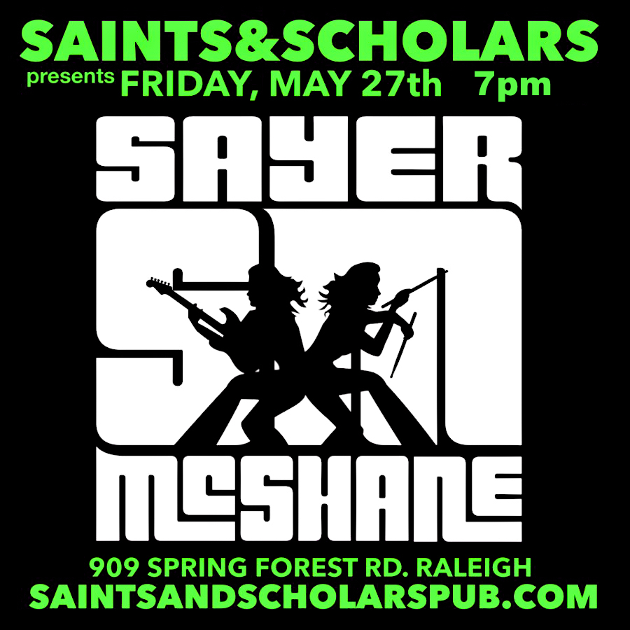 Sayer McShane at Saints & Scholars Pub in Raleigh, NC