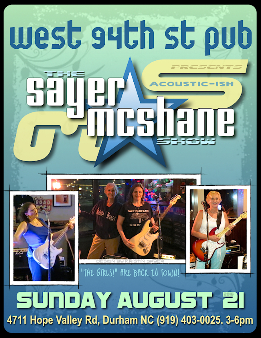 Sayer McShane at West 94th St Pub - Durham, NC