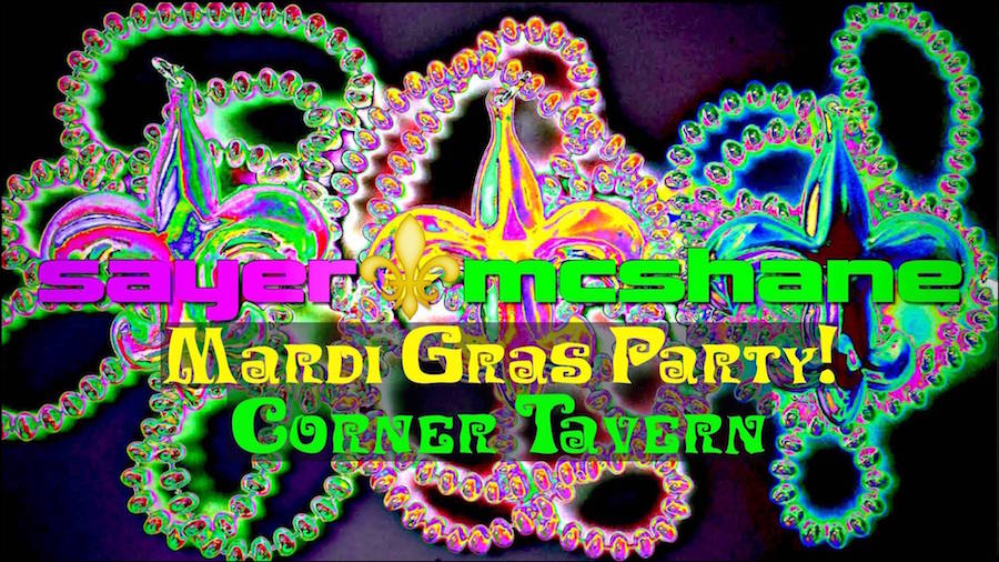 Sayer McShane Mardi Gras Bash at Corner Tavern - Cary, NC