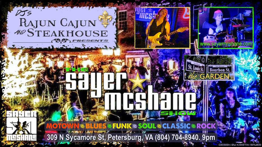Sayer McShane at DJ's Rajun Cajun & Steakhouse - Petersburg, VA
