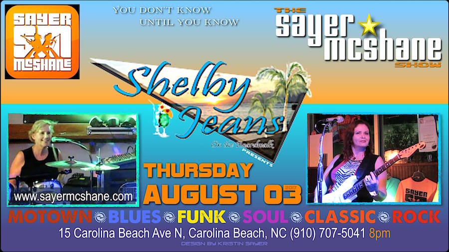 Sayer McShane at Shelby Jeans Restaurant- Carolina Beach, NC