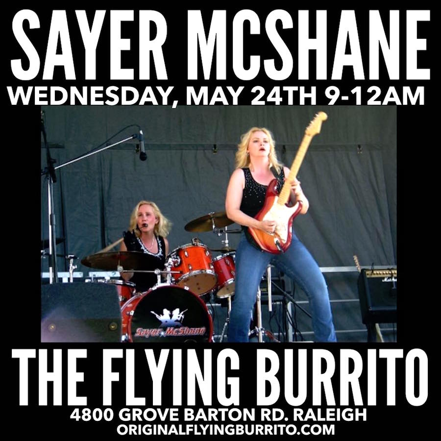 Sayer McShane at Flying Burrito - Raleigh, NC