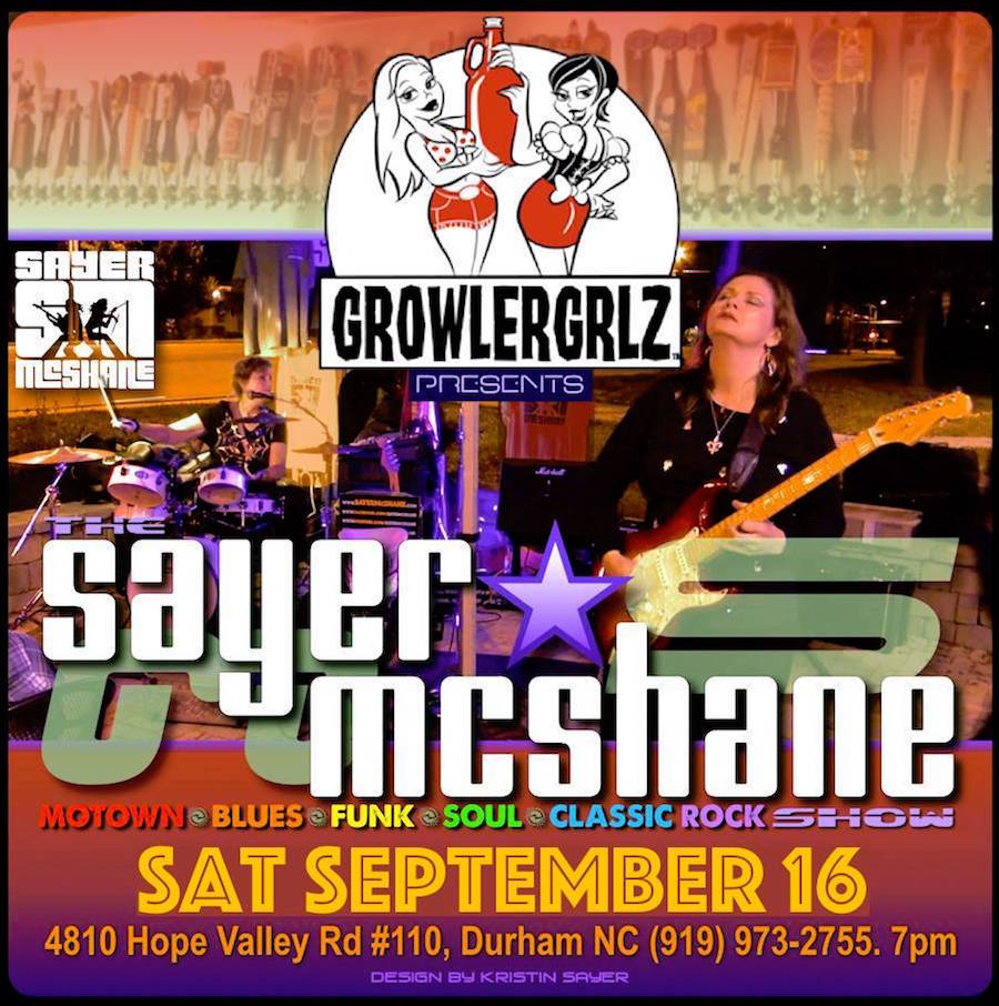 Sayer McShane at Growler Grlz - Durham, NC