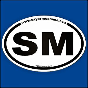 Sayer McShane Classic Euro Oval Sticker - $4.95