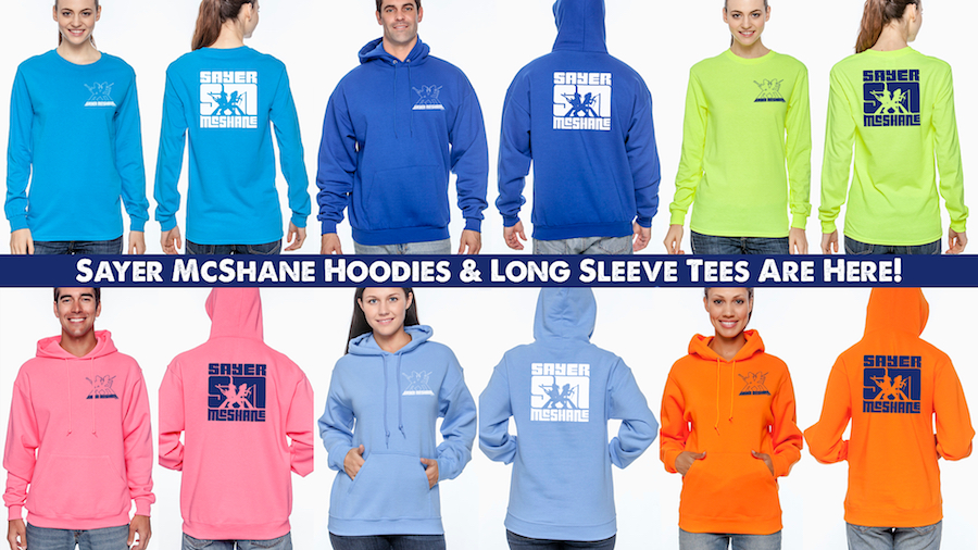 New Sayer McShane Hoodies & Long Sleeve Tees Are Here!