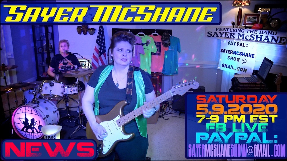 Sayer McShane LIVE Facebook Online Concert - Saturday, May 9, 2020