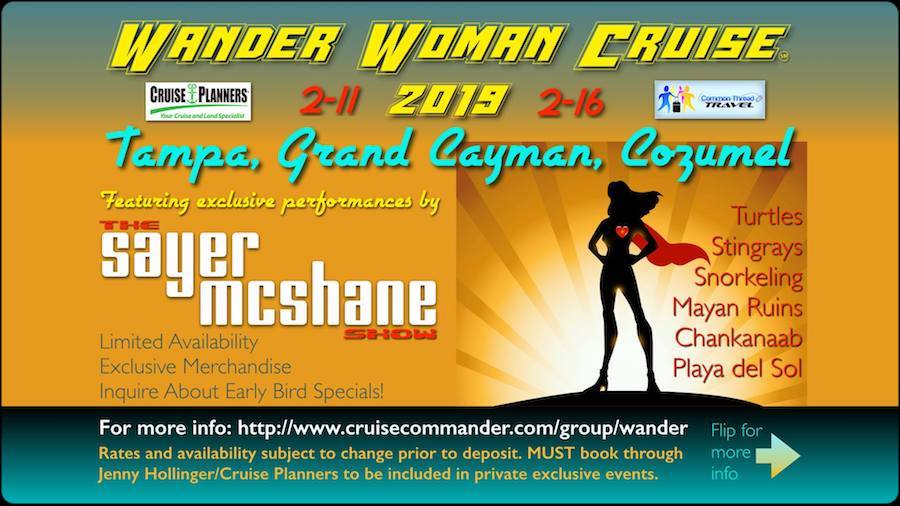 Sayer McShane at Wander Woman Cruise 2019 - Tampa, Grand Cayman, Cozumel